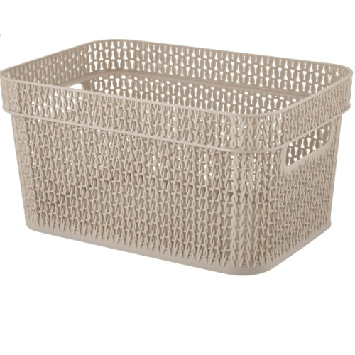 AJUR корзина универсальная б/крышки цв.бежевый топаз 5л KL411210005/12